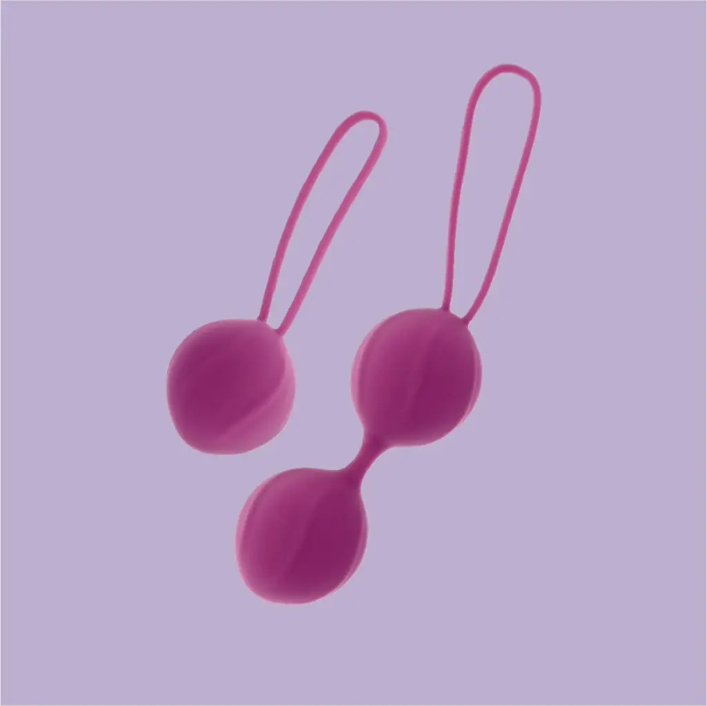 Kit Bolas Kegel COVERME lilás