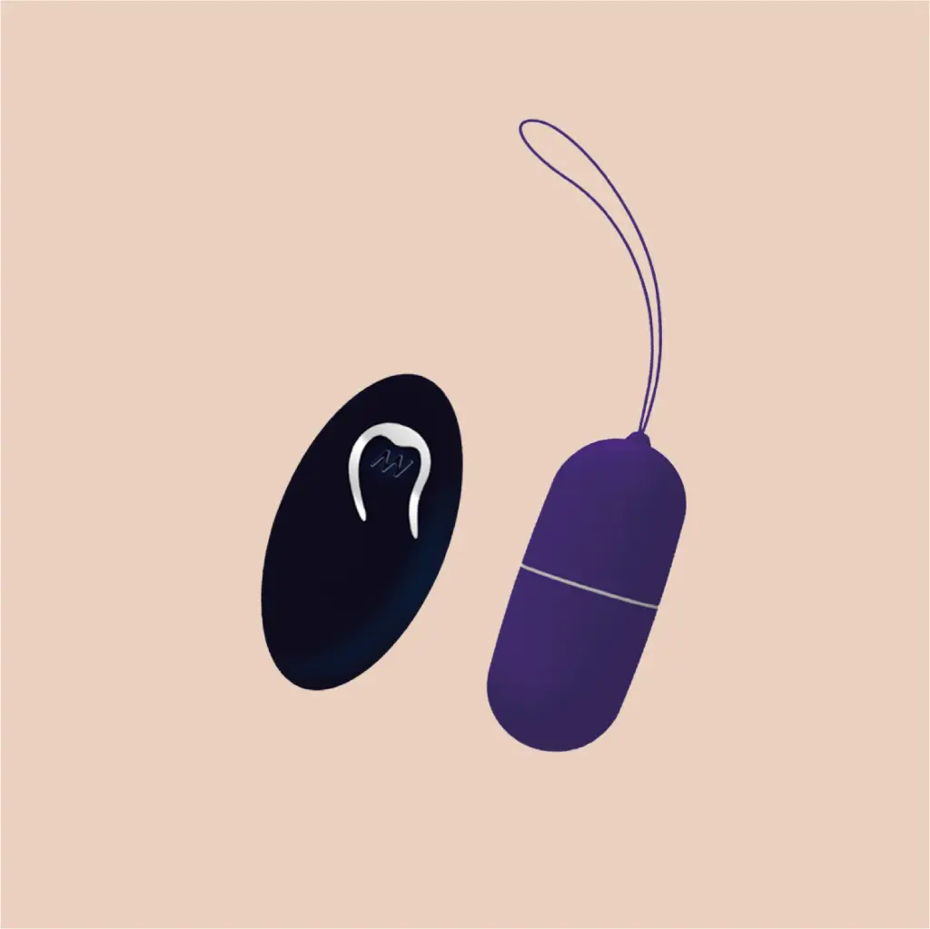 Ovo Vibratório Flippy Egg INTENSE lilás c/ controlo remoto 