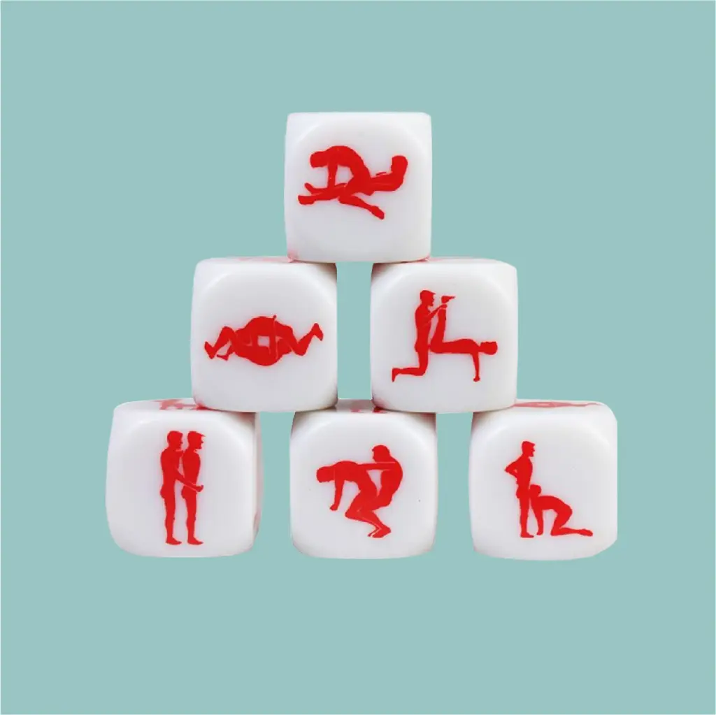 Jogo de Dados Kamasutra Gay 25mm