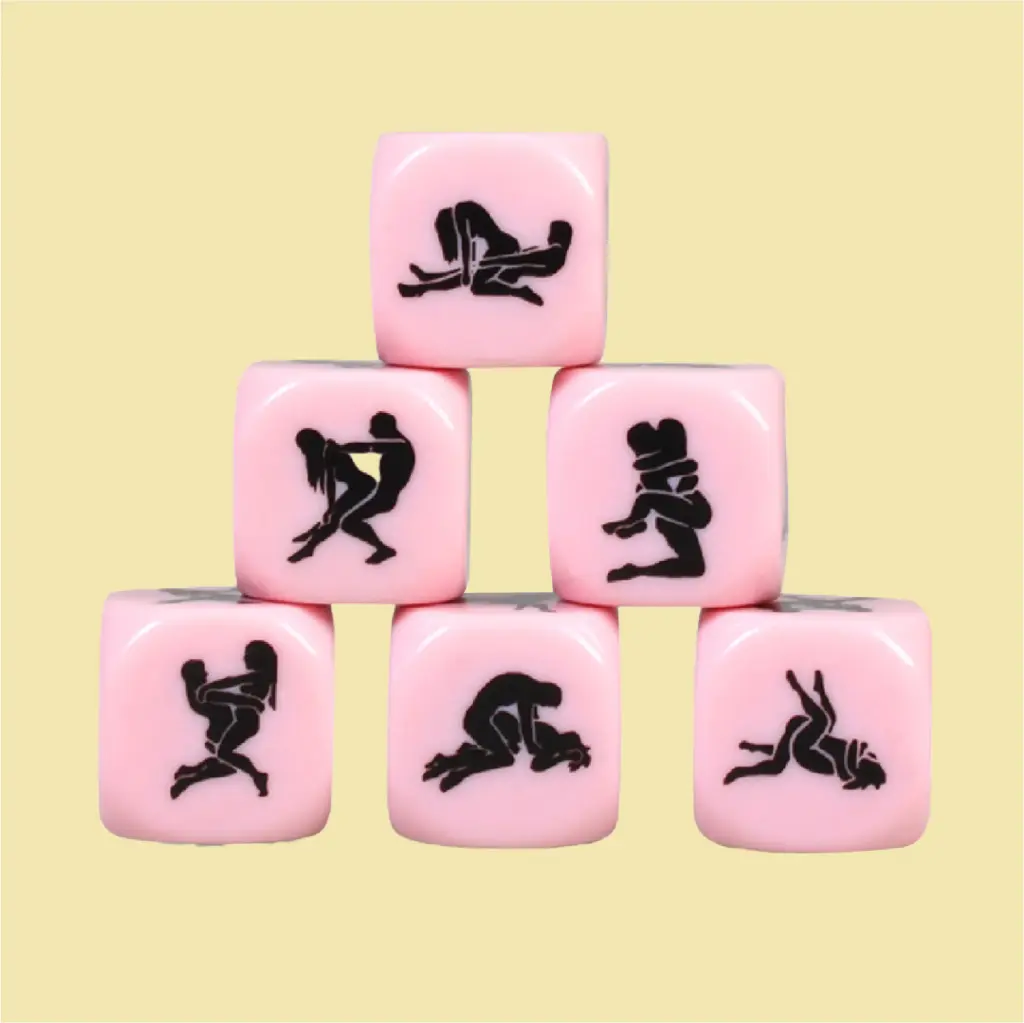 Jogo de Dados Kamasutra 25mm