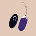 INTENSE - FLIPPY II Ovo com controlo remoto roxo