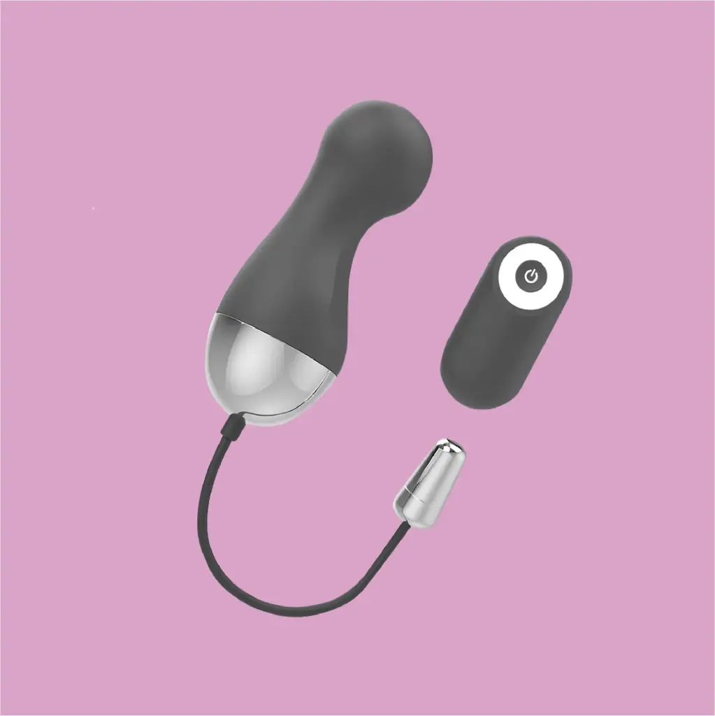 [CMP1004] Ovo Vibratório com Estimulador de clitóris Ian BRILLY GLAM