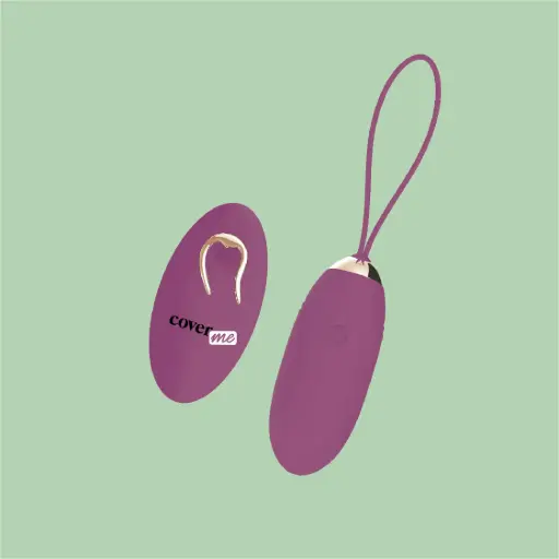 [CMP1010] Ovo Vibratório Lapi COVERME lilás c/ controlo remoto 