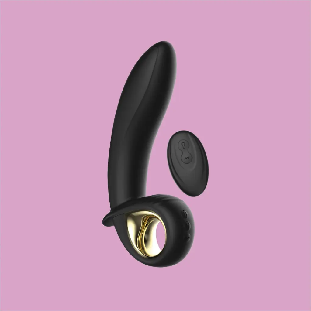 [CMP1028] Vibrador inflável anal/vaginal IBIZA c/ controlo remoto