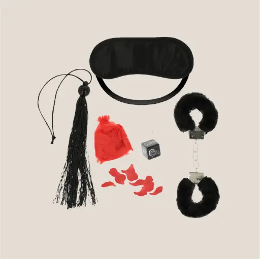 [CMP1042] Kit Bondage OHMAMA para casais preto e vermelho