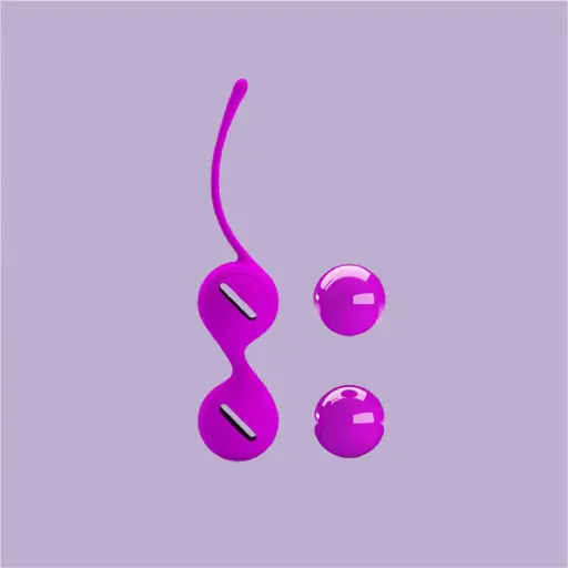 [CMP1045] Bolas Kegel PRETTY LOVE lilás