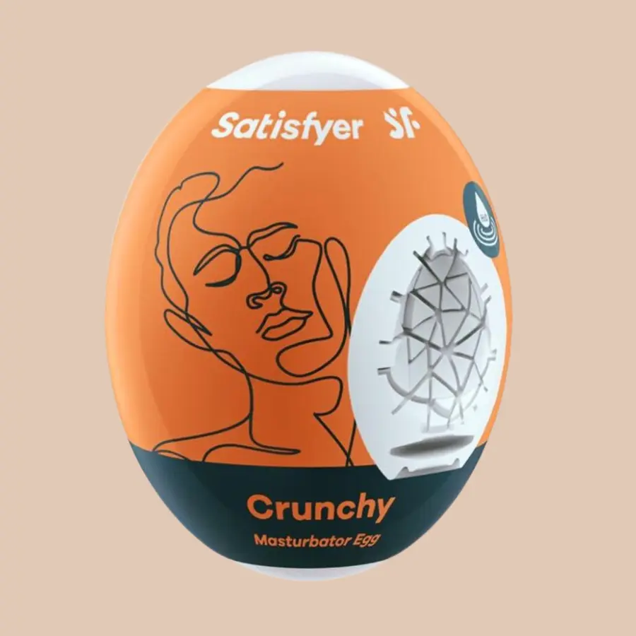 [CMP1101] SATISFYER - Ovo masturbador Crunchy