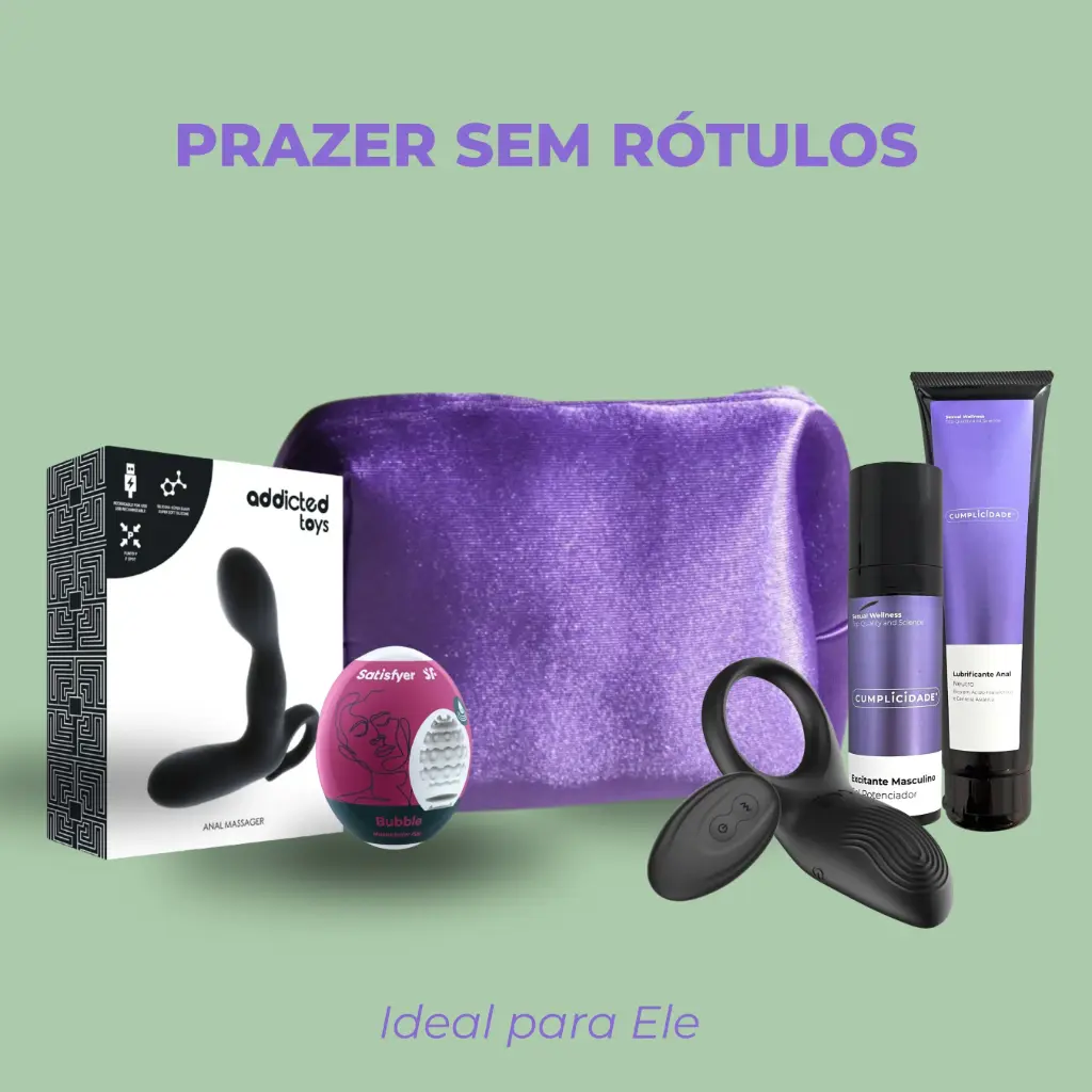 [CMP1105] Necessaire Prazer sem Rótulos - Ideal para Ele